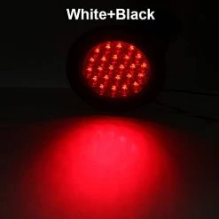 Promo ???? 4Pcs 4 Inch Round LED Trailer Tail Lights Red 24 LED Waterproof, 4 Inch Round Led Stop Turn Brake Tail Lights Flush Mount For Trucks RV Include Lights Grommets 3-Prong Wire Pigtails 12V Sealed ⭐ -Govee-shop 317RDaD2oiL