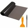 Flash Sale ???? 2PCS 12 By 48 Inches Self Adhesive Car Light Sticker, Smoke Fog Light Taillight Headlight Tint Chameleon, Vinyl Film Sheet With Squeegee + Cutter (Light Black) ???? -Govee-shop 31JRFtS5hKL