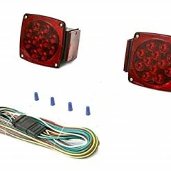 Outlet ✨ AUTO 12V Submersible LED Trailer Tail Light Kit For Under 80 Inch Trailer Boat Utility Trailer Waterproof (Trailer Light Kit) ????