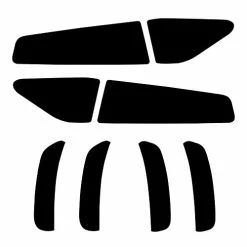 Best Pirce ???? Smoked Taillight & Side Marker Vinyl Tint Film, Precut Overlay, Tail Light Wrap Cover Compatible With Dodge Charger 2015-2021 ????