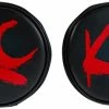 Brand new ⌛ KC HiLiTES 5110 6" Round Black Vinyl Light Cover W/ Red KC Logo - Set Of 2 ???? -Govee-shop 31VK8lJLwiL