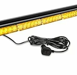Hot Sale ???? 38.5" 78 LED Strobe Light Bar Double Side Flashing High Intensity Emergency Warning Flash Strobe Light With Magnetic Base For Safety Construction Vehicles Tow Trucks Pickup (Amber/White) ???? -Govee-shop 31fh qFs7XL. AC