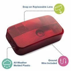 Brand new ???? RV Surface Mount Light - Stop/Turn/Tail For RV, Trailer, Camper, 5th Wheel, Motorhome (Black) ???? 11 Brand new ???? RV Surface Mount Light - Stop/Turn/Tail For RV, Trailer, Camper, 5th Wheel, Motorhome (Black) ???? -Govee-shop 410ngr5ka1L