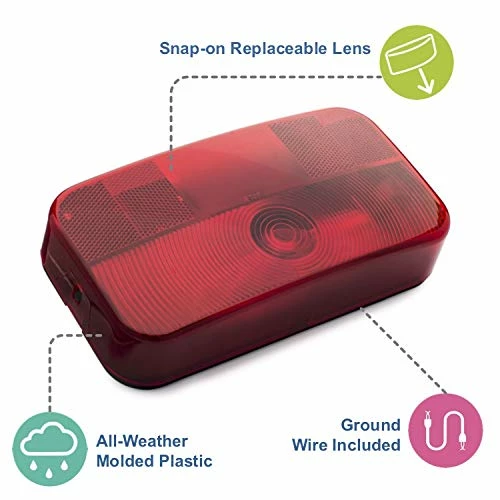 Brand new ???? RV Surface Mount Light - Stop/Turn/Tail For RV, Trailer, Camper, 5th Wheel, Motorhome (Black) ???? 4 Brand new ???? RV Surface Mount Light - Stop/Turn/Tail For RV, Trailer, Camper, 5th Wheel, Motorhome (Black) ???? - Image 2