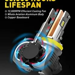 Cheapest ???? Upgraded H11 LED Headlight Bulbs, 20000LM 100W Per Set, 6000K Cool White, H8 H9 LED High Beam Low Beam, Plug And Play, Pack Of 2 ???? 13 Cheapest ???? Upgraded H11 LED Headlight Bulbs, 20000LM 100W Per Set, 6000K Cool White, H8 H9 LED High Beam Low Beam, Plug And Play, Pack Of 2 ???? -Govee-shop 411SNH5zmyL