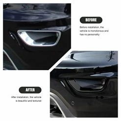 Flash Sale ???? Front Fog Lights Cover Fog Lamp Frame Trim Replacement For 2018-2021 Jeep Grand Cherokee, Black ???? -Govee-shop 412GsYEfRVL