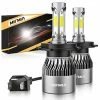 Flash Sale ???? 9003 H4 LED Headlight Bulb Hi/Lo Beam, 15000 Lumens 500% Brighter HB2 6500K Cool White LED Headlights Conversion Kit For Car Motorcycle ???? 1 Flash Sale ???? 9003 H4 LED Headlight Bulb Hi/Lo Beam, 15000 Lumens 500% Brighter HB2 6500K Cool White LED Headlights Conversion Kit For Car Motorcycle ???? -Govee-shop 412tJNabugL