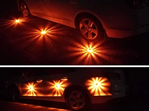 Best Pirce ???? 6 Pack LED Road Flares Emergency Lights Roadside Safety Beacon Disc Flashing Warning Flare Kit With Magnetic Base & Hook For Car Truck Boats | 9 Flash Modes (Batteries Not Included) (6) ✔️ 7 Best Pirce ???? 6 Pack LED Road Flares Emergency Lights Roadside Safety Beacon Disc Flashing Warning Flare Kit With Magnetic Base & Hook For Car Truck Boats | 9 Flash Modes (Batteries Not Included) (6) ✔️ - Image 5