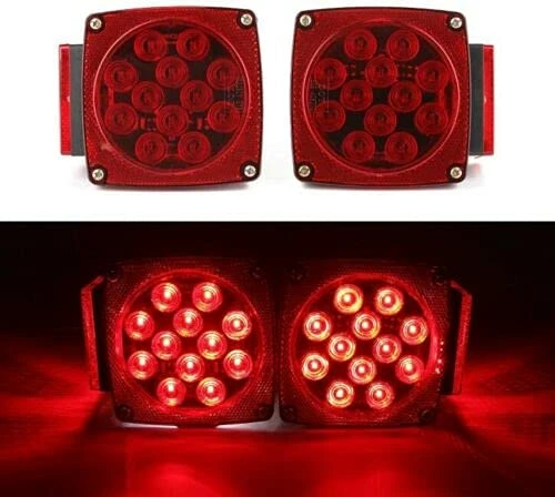 Outlet ✨ AUTO 12V Submersible LED Trailer Tail Light Kit For Under 80 Inch Trailer Boat Utility Trailer Waterproof (Trailer Light Kit) ???? 4 Outlet ✨ AUTO 12V Submersible LED Trailer Tail Light Kit For Under 80 Inch Trailer Boat Utility Trailer Waterproof (Trailer Light Kit) ???? - Image 2