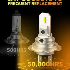 Brand new ???? H7 LED Headlight Bulbs Non-polarity, 6500K Cool White 8 LED Chips No Dark Spot, 1:1 Design No Adapter Required, All-in-One Conversion Kit For High And Low Beam Fog Lights Replacement, Pack Of 2 ✔️ 12 Brand new ???? H7 LED Headlight Bulbs Non-polarity, 6500K Cool White 8 LED Chips No Dark Spot, 1:1 Design No Adapter Required, All-in-One Conversion Kit For High And Low Beam Fog Lights Replacement, Pack Of 2 ✔️ -Govee-shop 4159EAeNSgL