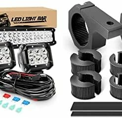 Flash Sale ???? ZH002 20Inch 126W Spot Flood Combo Led Off Road Led Light Bar 2PCS 18w 4Inch Spot LED Pods With 16AWG Wiring Harness Kit-3 Lead, 2 Years Warranty ???? 15 Flash Sale ???? ZH002 20Inch 126W Spot Flood Combo Led Off Road Led Light Bar 2PCS 18w 4Inch Spot LED Pods With 16AWG Wiring Harness Kit-3 Lead, 2 Years Warranty ???? -Govee-shop 416 DDWw9L. AC