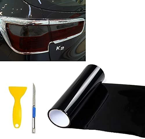 Cheapest ???? 12” X 48” Glossy Yellow Tint Air-Release Vinyl Wrap Film Roll For Car Headlight, Taillight , Fog Lights With Squeegee + Cutter(Glossy Yellow) ✨ 9 Cheapest ???? 12” X 48” Glossy Yellow Tint Air-Release Vinyl Wrap Film Roll For Car Headlight, Taillight , Fog Lights With Squeegee + Cutter(Glossy Yellow) ✨ - Image 7