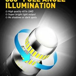 Flash Sale ???? 3157 LED Bulb For Reverse Lights, Super Bright 3156 3056 3057 4157 3047 4057 3457 LED Light Bulbs For Backup Reverse Signal Blinker Tail Parking DRL Brake Lights, 6000K White ???? -Govee-shop 417uFKhgiCL