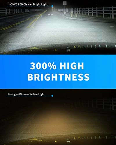 Coupon ???? HONCS 9005 H11 LED Headlight Bulbs High Low Beam Combo, 300% Brighter HB3 High Beam H8 Low Beam Conversion Kits, 6500K Cool White, IP67 Waterproof ???? 5 Coupon ???? HONCS 9005 H11 LED Headlight Bulbs High Low Beam Combo, 300% Brighter HB3 High Beam H8 Low Beam Conversion Kits, 6500K Cool White, IP67 Waterproof ???? - Image 3