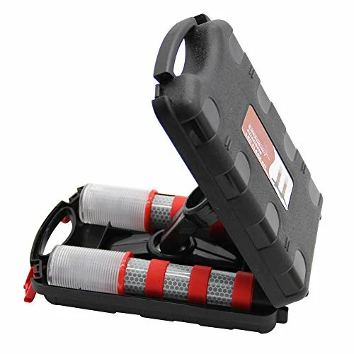 Cheap ⭐ Emergency Roadside Flares Kit LED Safety Strobe Road Warning Light Highway Beacon Alert Flare With Magnetic Base, Detachable Stand, Solid Storage Case, Set Of 2 *4 Sets ❤️ 3 Cheap ⭐ Emergency Roadside Flares Kit LED Safety Strobe Road Warning Light Highway Beacon Alert Flare With Magnetic Base, Detachable Stand, Solid Storage Case, Set Of 2 *4 Sets ❤️