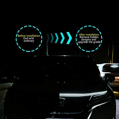 Best reviews of ???? 59IN Car Led Lights Exterior Car Hood Light Strip Multicolor 12V LED Daytime Running Lights, RGB Flexible Headlights Waterproof LED Strips Waterproof Car Engine Cover Decoration Headlight ⭐ 4 Best reviews of ???? 59IN Car Led Lights Exterior Car Hood Light Strip Multicolor 12V LED Daytime Running Lights, RGB Flexible Headlights Waterproof LED Strips Waterproof Car Engine Cover Decoration Headlight ⭐ - Image 2