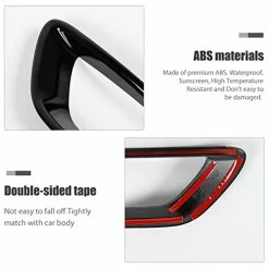 Flash Sale ???? Front Fog Lights Cover Fog Lamp Frame Trim Replacement For 2018-2021 Jeep Grand Cherokee, Black ???? -Govee-shop 41Csr7diDNL