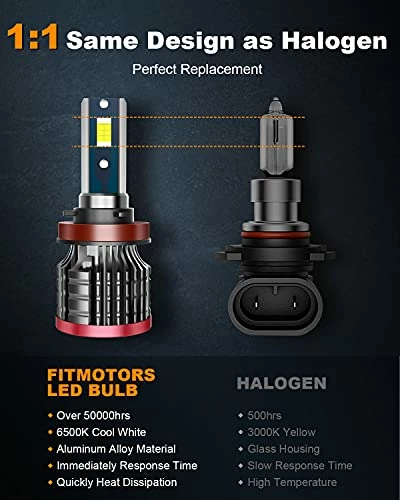 Best deal ???? H11/H9/H8 Low Beam 9005/HB3 High Beam LED Headlight Bulbs Combo, 32000 Lumens 300% Brighter LED Headlight Bulb, 6500K Super Bright LED Conversion Kit, Pack Of 4 ???? 4 Best deal ???? H11/H9/H8 Low Beam 9005/HB3 High Beam LED Headlight Bulbs Combo, 32000 Lumens 300% Brighter LED Headlight Bulb, 6500K Super Bright LED Conversion Kit, Pack Of 4 ???? - Image 2