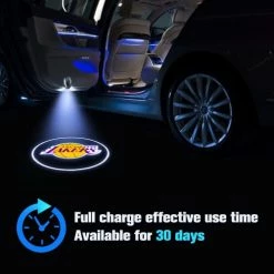 Promo ???? Car Door Lights,2Pcs Car Door LED Logo Projector Lights,Rechargeable Wireless Car Door Step Courtesy Welcome Lights Shadow Ghost Lights (Including 6 Pairs Logo Slides) For Custom ✔️ -Govee-shop 41EB3i1ruiL