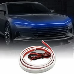 Discount ⌛ Exterior Car LED Strip Lights Flexible Car Hood Light Strip 59/70 Inches Waterproof Daytime Running Light For Cars, SUVs, Trucks White ???? -Govee-shop 41EbqGz7 DL. AC