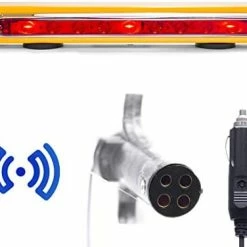 Best reviews of ???? Master Tailgaters Wireless Trailer Tow Lights - Magnetic Mount - 48 Feet Range - 4 Pin Blade Connection + Safety Straps Light Bar - 4 Pin Round Connector ???? -Govee-shop 41EpvSYsTCL. AC