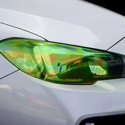 Coupon ⭐ Air-Tint Extra-Wide Headlight Taillight Vinyl Tint Wrap 16 Inch X 48 Inch Roll Including Yellow Detailer Squeegee & 2X Black Felt Edge Decals (Dark Black) ???? -Govee-shop 41FfdqivbIL. AC