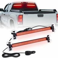 Hot Sale ???? 2 In 1 Emergency Strobe Traffic Advisor Light Bar 144 LED Warning Hazard Safety Interior Windshield Dash Lights Deck Split Mount For Construction Vehicles Trucks (2x17.7 Inch, Amber/White) ⌛ -Govee-shop 41GQ2n9TxbL. AC