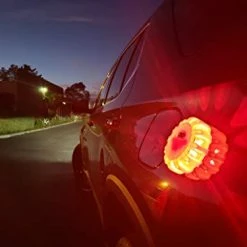 Coupon ???? 3 Pack LED Road Flare Emergency Lights Roadside Safety Beacon Disc Flashing Warning Flare Kit With Zip Pouch Magnetic Base Utility Hook For Car Truck Boats | Waterproof Crush Proof ✨