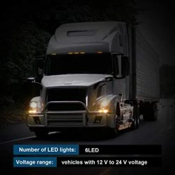 Coupon ???? LED Amber Strobe Lights Vehicle Emergency Strobe Lights For Trucks LED Flashing Car Lights Windshield Lights Bars Hazard Shiny Mount Strobe Lights With Pads Screws For Off Road Car (12 Pieces) ???? -Govee-shop 41GzhPVgbvL