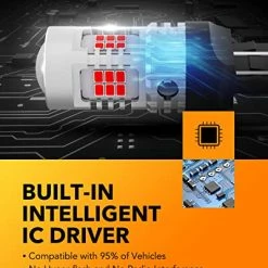 Discount ❤️ 2022 Upgraded 7440 7443 LED Bulbs Red Brake Lights, 4000LM 600% Brighter, CANBUS Error Free, OXILAM 7441 7444 T20 W21W LED Lamps Replacement With Projector For Tail Turn Signal Stop Lights (Pack Of 2) Brilliant Red ???? -Govee-shop 41HZIMUHidL