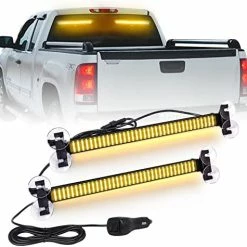 Hot Sale ???? 2 In 1 Emergency Strobe Traffic Advisor Light Bar 144 LED Warning Hazard Safety Interior Windshield Dash Lights Deck Split Mount For Construction Vehicles Trucks (2x17.7 Inch, Amber/White) ⌛ -Govee-shop 41IP5jIiM5L. AC