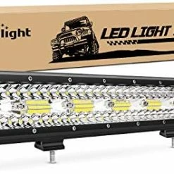 Best reviews of ???? 18024C-A 420W 20Inch Triple Row Flood Spot Combo 42000LM Bar Driving Boat Led Off Road Lights For Trucks, 2 Years Warranty , White ✨ -Govee-shop 41IZDIdyvpL. AC