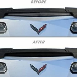 Best Pirce ???? SlickMod PreCut Vinyl Smoke Tint For 2014-2019 Chevy Corvette C7 Tail Light (5. Third Brake Light, 20% Dark Smoke) ????