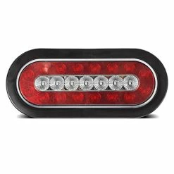 Discount ✔️ 2 Pcs 6" Inch Oval Truck Trailer Led Tail Stop Brake Lights Taillights Running Red And Amber Parking Turn Signal Lights, Sealed 6 Inch Oval Led Trailer Tail Lights W Reflectors Flush Moun ???? -Govee-shop 41Kxp7MuBtL
