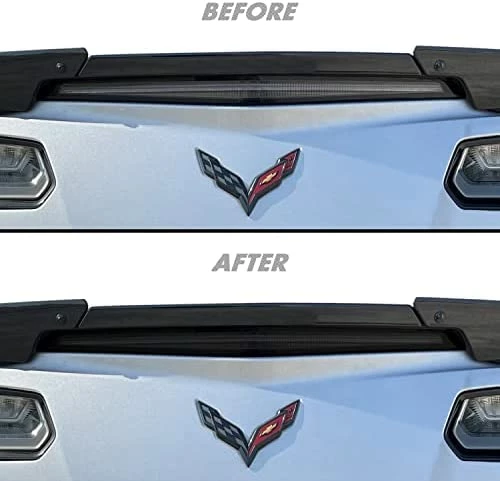 Best Pirce ???? SlickMod PreCut Vinyl Smoke Tint For 2014-2019 Chevy Corvette C7 Tail Light (5. Third Brake Light, 20% Dark Smoke) ???? 10 Best Pirce ???? SlickMod PreCut Vinyl Smoke Tint For 2014-2019 Chevy Corvette C7 Tail Light (5. Third Brake Light, 20% Dark Smoke) ???? - Image 8