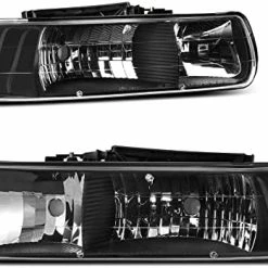 Coupon ???? Headlight Assembly Compatible With 1999-2002 Chevy Silverado 1500 2500/2001-2002 Chevy Silverado 1500HD 2500HD 3500/2000-2006 Tahoe Suburban 1500 2500 Headlamp With Bumper Lights B Smoke Bumper Lights Amber Reflector ???? 20 Coupon ???? Headlight Assembly Compatible With 1999-2002 Chevy Silverado 1500 2500/2001-2002 Chevy Silverado 1500HD 2500HD 3500/2000-2006 Tahoe Suburban 1500 2500 Headlamp With Bumper Lights B Smoke Bumper Lights Amber Reflector ???? -Govee-shop 41LZqn73dUL. AC