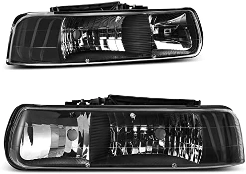 Coupon ???? Headlight Assembly Compatible With 1999-2002 Chevy Silverado 1500 2500/2001-2002 Chevy Silverado 1500HD 2500HD 3500/2000-2006 Tahoe Suburban 1500 2500 Headlamp With Bumper Lights B Smoke Bumper Lights Amber Reflector ???? 8 Coupon ???? Headlight Assembly Compatible With 1999-2002 Chevy Silverado 1500 2500/2001-2002 Chevy Silverado 1500HD 2500HD 3500/2000-2006 Tahoe Suburban 1500 2500 Headlamp With Bumper Lights B Smoke Bumper Lights Amber Reflector ???? - Image 6