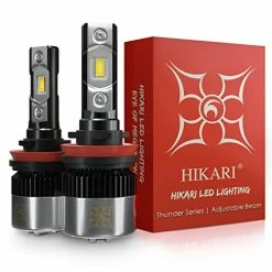 Brand new ⌛ Ikari H11/H8/H9 LED Bulbs,12,000LM, High Lumens LED Kit,30W Thunder CSP LED Equivalent To 80W Ordinary LED,CANBUS Ready,Halogen Upgrade Replacement,6000K White,H16 Foglight ????