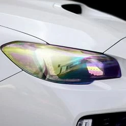 Coupon ⭐ Air-Tint Extra-Wide Headlight Taillight Vinyl Tint Wrap 16 Inch X 48 Inch Roll Including Yellow Detailer Squeegee & 2X Black Felt Edge Decals (Dark Black) ???? -Govee-shop 41NlsLAzM7L. AC