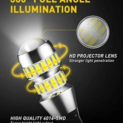 Outlet ⌛ 912 921 LED Bulb For Backup Reverse Light Bulbs, 2600 Lumens 4014 42-SMD, 6000K White, Non-Polarity 906 W16W T15 921 LED Bulb Direct Back Up Replacement Lamp, Pack Of 2 ❤️