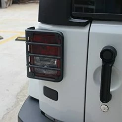 Coupon ❤️ Bentolin Matte Black Rear Tail Light Guard Cover Protector Compatible With 2007-2018 Jeep Wrangler JK 2018 Sahara JKU New - Pair ???? -Govee-shop 41OjoMRYk2L