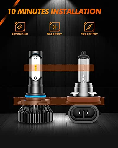 Buy ???? 9145/9140/H10 LED Fog Lights Bulbs Or DRL ,400% Much Brighter, 6000 Lumens 6000K Xenon White Light, 12 CSP LED Chips, Plug-and-Play, IP67 Design ❤️ 7 Buy ???? 9145/9140/H10 LED Fog Lights Bulbs Or DRL ,400% Much Brighter, 6000 Lumens 6000K Xenon White Light, 12 CSP LED Chips, Plug-and-Play, IP67 Design ❤️ - Image 5