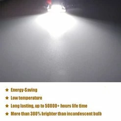 Top 10 ???? Newest 9-30V Extremely Bright DE3175 DE3021 Festoon LED Bulbs Error Free 1.25" 31mm For Interior Map Dome Lights And License Plate Courtesy Lights, Xenon White ???? -Govee-shop 41UmVJhT2vL