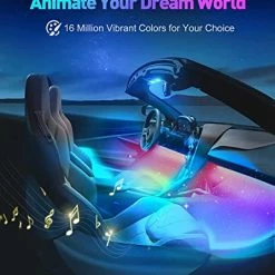 Flash Sale ???? GB Interior Car Lights, 2-in-1 Design 4pcs 48 LED App Control, Remote Control, Music Mode, DIY Mode, Scene Mode, DC 12V ???? -Govee-shop 41V0Rl0zMWL