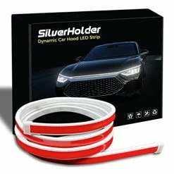 Discount ???? Car Hood Light Strip White 70 Inches Exterior Car LED Strip Lights Flexible RGB LED Strip Lights For Car Daytime Running Light For Cars, SUVs, Trucks Dynamic Whit ????