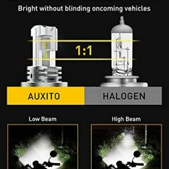Top 10 ???? H4 LED Headlight Bulb Motorcycle, 9003 HB2 LED Light 3000LM 6000K Cool White For High And Low Hi/Lo Beam 1860 CSP LED Chips, Pack Of 1 ???? -Govee-shop 41X7sdynZKS