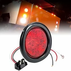 Outlet ✔️ 4pc 4" Round Red LED Trailer Tail Lights [DOT Certified] [Grommet & Plug Included] [IP67 Waterproof] Turn Stop Brake Trailer Lights For RV Trucks ???? -Govee-shop 41XOaQZ8IqL. AC