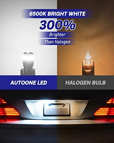Best Pirce ???? 194 LED Bulb, License Plate Light 300% High Brightness T10 168 2825 W5W LED Bulbs For Dome Map Door Courtesy Interior Car Lights 6500K White, Pack Of 2 ???? 5 Best Pirce ???? 194 LED Bulb, License Plate Light 300% High Brightness T10 168 2825 W5W LED Bulbs For Dome Map Door Courtesy Interior Car Lights 6500K White, Pack Of 2 ???? - Image 3