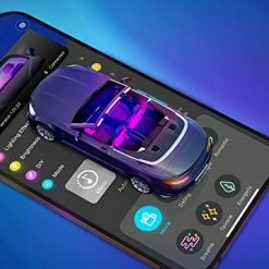 Deals ???? Car LED Lights, Smart Car Interior Lights With App Control, RGB Inside Car Lights With DIY Mode And Music Mode, 2 Lines Design LED Lights For Cars With Car Charger, DC 12V ???? -Govee-shop 41YM53j8fJL