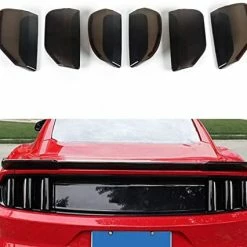 Hot Sale ???? RT-TCZ Tail Light Lamp Cover Guard Trim Frame Bezels Decoration Accessories For Ford Mustang (2018+ Smoke Black) ❤️ -Govee-shop 41Yalr V FL. AC